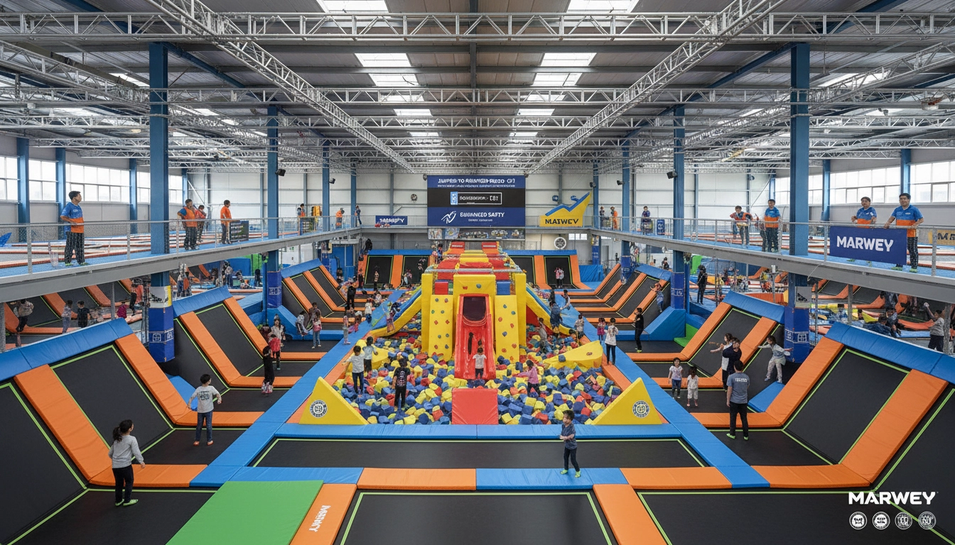 Learn Cost-Benefit Analysis of Adding Soft Play Areas to Your Trampoline Park - MARWEY