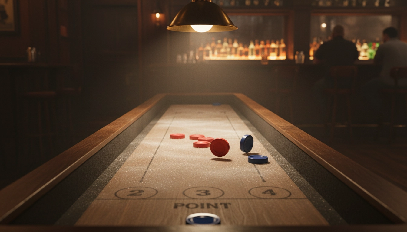 Learn how to play bar shuffleboard with step-by-step tips - MARWEY