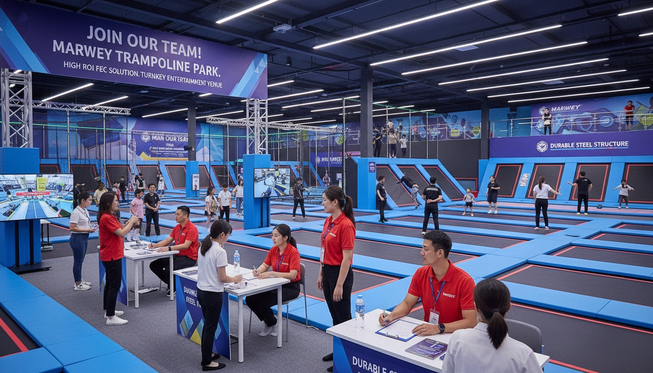 Master Recruiting and Retaining High-Quality Staff for Your Trampoline Park - MARWEY