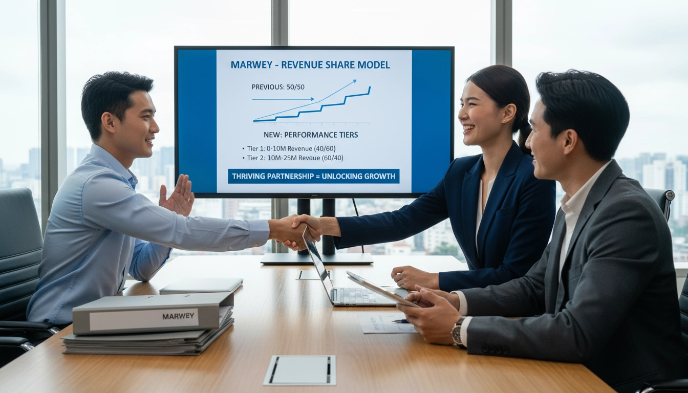 Negotiating the Best Revenue Split: From 50/50 to Performance-Based Tiers - MARWEY