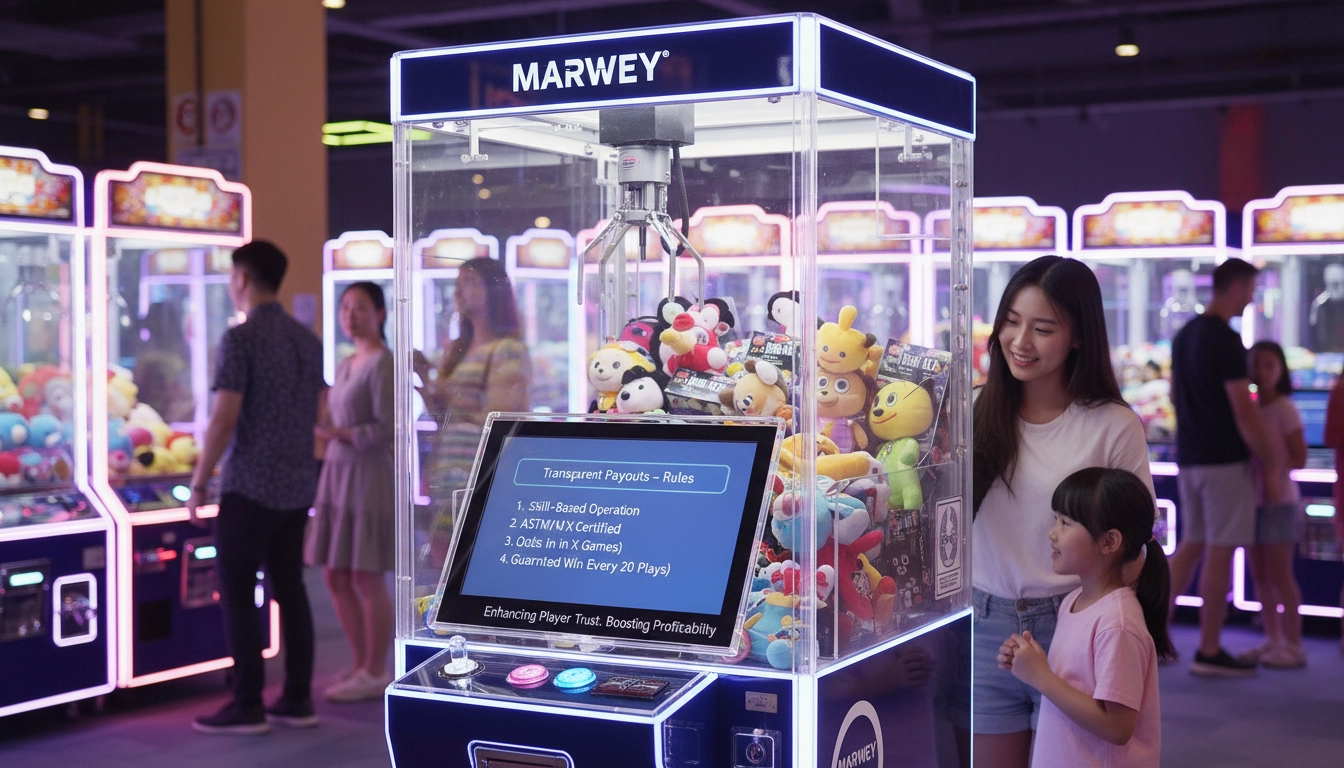 Now The Importance of Clear, Legal Disclosure of Claw Machine Rules and Payouts. - MARWEY