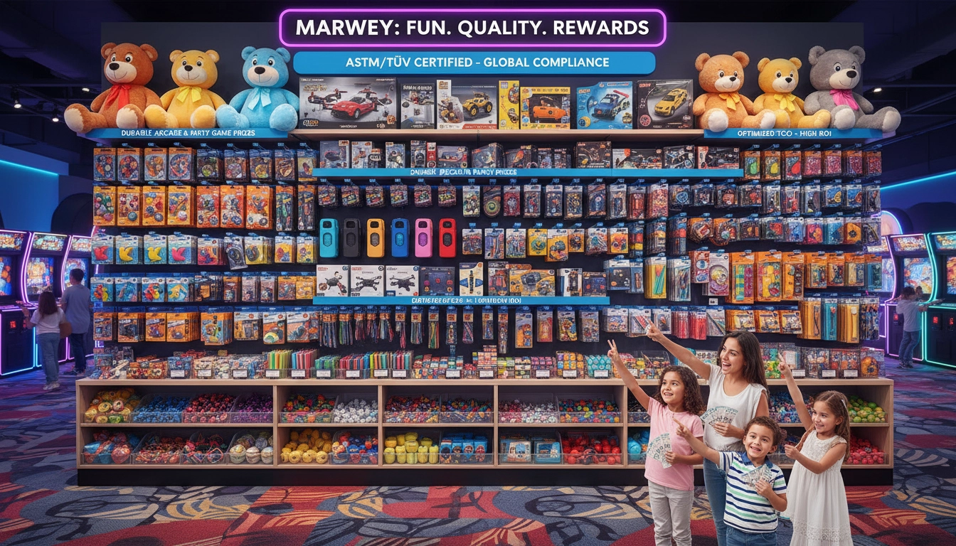 Sourcing High-Quality, Cost-Effective Redemption Prizes for Your Family Entertainment Center - MARWEY