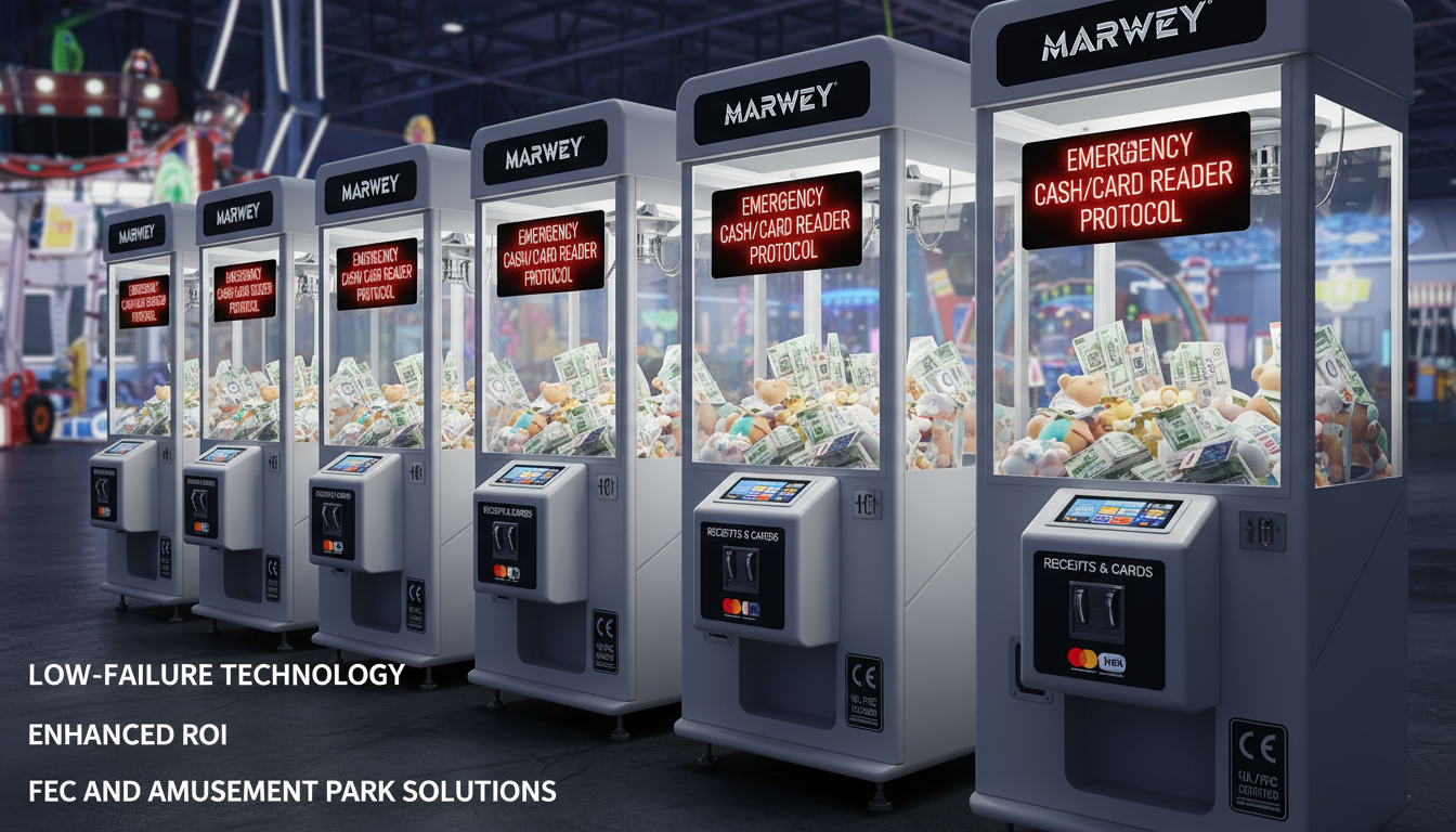 Claw Machines မှ အရေးပေါ် ငွေသား/ကတ်စာဖတ်သူ စုဆောင်းမှုအတွက် Streamline ...