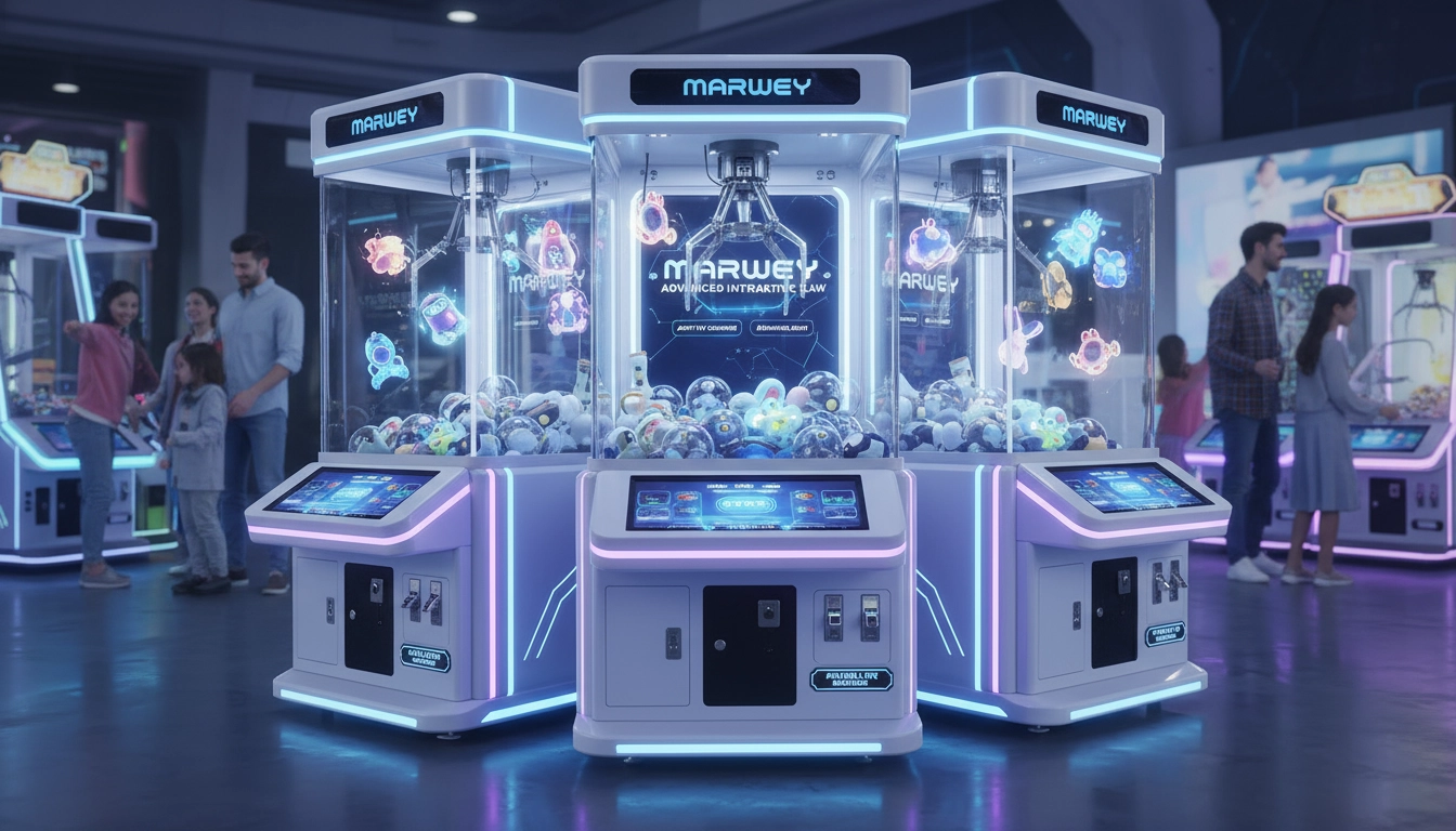 The Rise of Interactive Display Technology in Next-Gen Claw Machine Cabinets - MARWEY