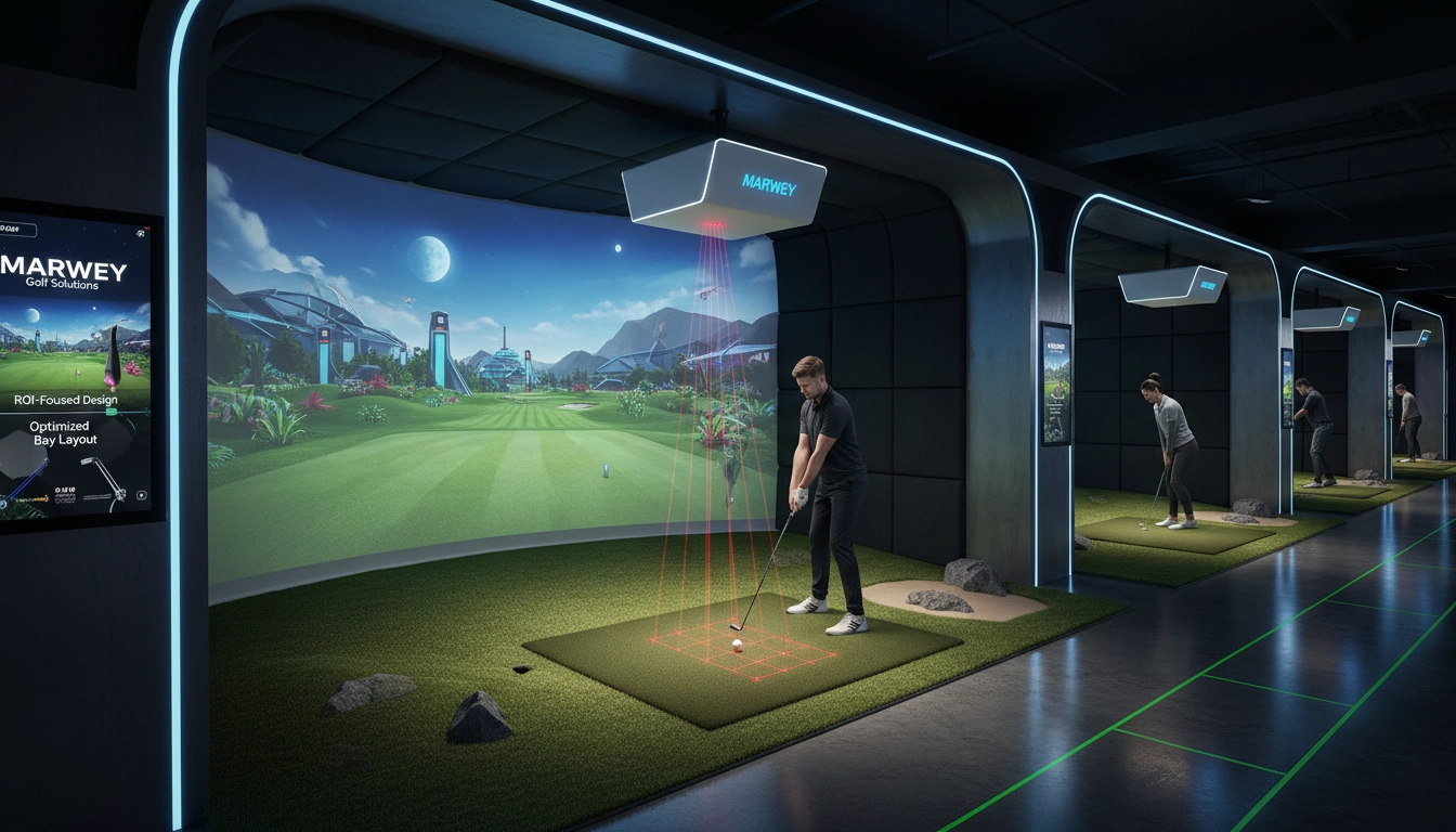 Tip: Customizing Graphics and Course Textures for Themed Golf Simulator Events - MARWEY