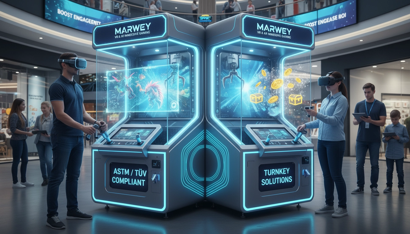 Top Benefits of Integrating VR & AR with the Claw Machine Experience in Gaming - MARWEY
