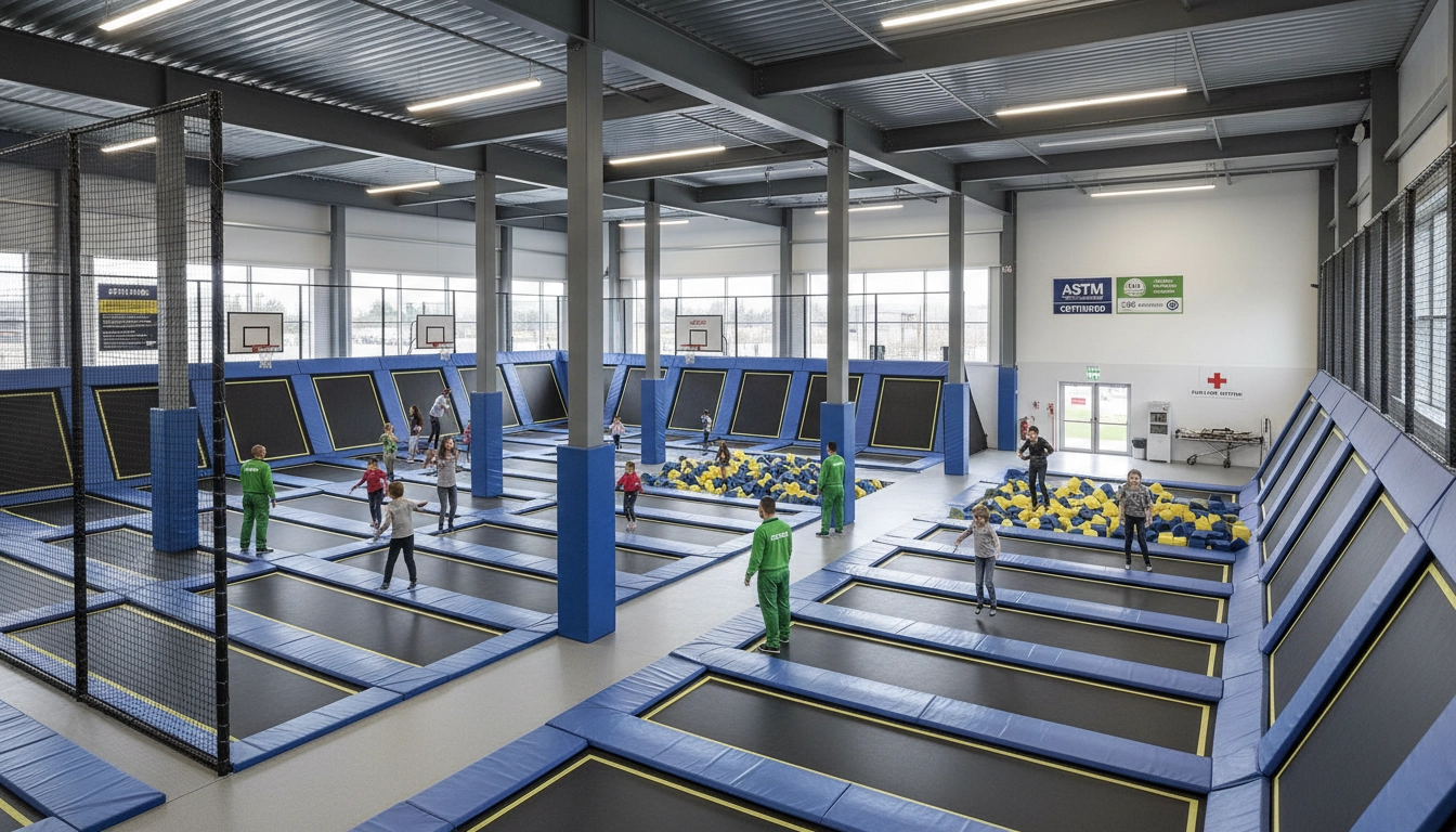 Trampoline Park Emergency Procedures: First Aid and Evacuation Protocols - Tips - MARWEY